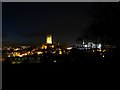 SO8554 : The city of Worcester at night by Philip Halling