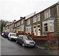 Snatchwood Terrace houses and cars, Abersychan