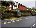 Snatchwood bus stop and shelter opposite Primrose Lane, Abersychan