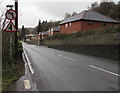 Snatchwood Road signs on the approach to Primrose Lane, Abersychan