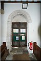 TF0412 : Church of St Mary: inside door by Bob Harvey