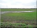 SE6165 : Waterlogged farmland, Brown Moor by Christine Johnstone