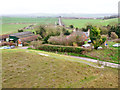 Roman road east from Old Sarum