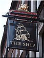 TQ2981 : The Ship sign by Oast House Archive