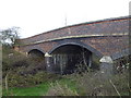 TL0482 : Bridge over former railway line near Wigsthorpe by Richard Humphrey
