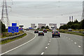 Eastbound M62 Approaching Junction 32