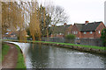 Houses bordering the New River at Turkey Street, Enfield