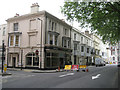 Terrace with bow-fronted oriel windows, Queen