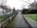 Path in Englefield Green Cemetery