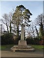 Crawley Down War Memorial: mid December 2015