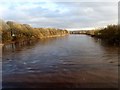 View upstream from Old Tram Bridge