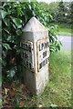 Canal milepost beside Keighley Road