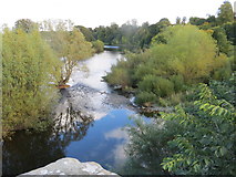 NT7233 : River Tweed from Kelso Bridge by Peter Wood