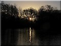 SE2034 : Dusk over Woodhall Lake by Stephen Craven