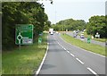 A22 approaching Eagles Roundabout