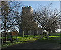 West Wratting church and church path