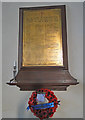 TL8945 : Acton, Suffolk World War One and Two War Memorial by Adrian S Pye