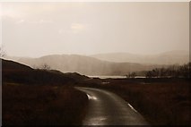 NM6585 : Rubh' Arisaig road by Richard Webb