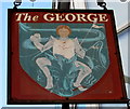 The George name sign, Maindee, Newport