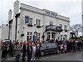 SJ7342 : Woore: Boxing Day Meet 2015 outside The Swan by Jonathan Hutchins