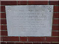 St Mary, East Grinstead: memorial