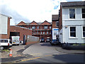 Building works to Wharf Court flats off Wharf Street, Warwick