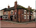 Yuletide view of the Red Lion, Newent