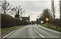 A161 approaching Belton