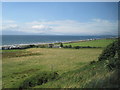 View from a Kilwinning-Largs train - towards the Ayrshire coast