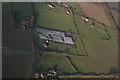 Garden centre and ridge and furrow field north of Fotherby: aerial 2015