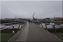 C4316 : The Peace Bridge over the River Foyle by Ian S