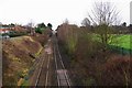 Railway north of Bromsgrove Railway Station, Bromsgrove, Worcs