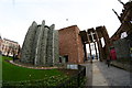 SP3379 : Entrance to Coventry Cathedral by Oliver Mills