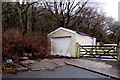 Lock-up garage at the top of Graig Park Avenue, Malpas, Newport