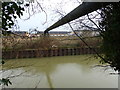 Pipe bridge across the Grand Union Canal