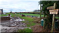 Footpath and muddy track