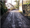 Muddy surface, Park Lane, Inchbrook