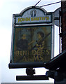 Sign for the Builders Arms, Darlington