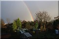 Rainbow over the gardens