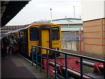 SJ3350 : Wrexham Central Station by John Lucas