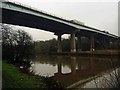 SE5401 : The Don bridge carries the A1M over the River Don by Steve  Fareham