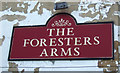 NZ2329 : Sign on the Foresters Arms, Coundon by JThomas