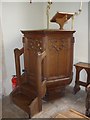 St. Mary, Ardley: pulpit