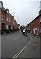 Looking south-southwest along St Peter?s Lane