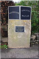 Restored parish boundary stone, Faringdon Road