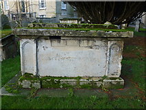 TF4609 : Joseph Medworth (1752 to 1827)  - A tomb chest in St Peter's churchyard, Wisbech by Richard Humphrey