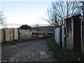 Corrugated iron fences