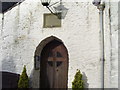 Church Door and Plaque of St Ystyffan, Llansteffan