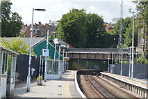 TQ4109 : Line to London, Lewes Station by N Chadwick