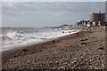 TQ1803 : High Tide at Lancing by Peter Jeffery